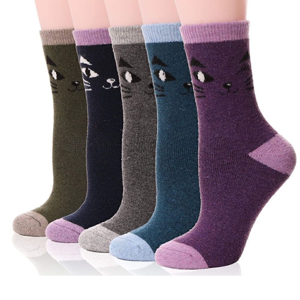 Winky cat socks   